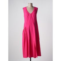 MC PLANET - Robe longue rose en polyamide - Femme - Taille 36 - Modz