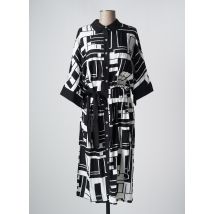 FRACOMINA - Robe mi-longue noir en viscose - Femme - Taille 40 - Modz