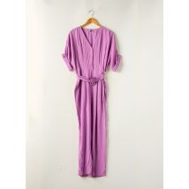 FRACOMINA - Combi-pantalon violet en tencel - Femme - Taille 38 - Modz