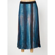 O'MER - Jupe longue bleu en polyester - Femme - Taille 42 - Modz