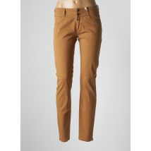 TIMEZONE - Pantalon slim marron en coton - Femme - Taille W30 - Modz