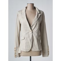 KOSMIKA - Veste casual beige en coton - Femme - Taille 42 - Modz