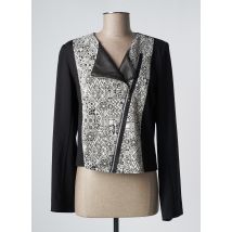 ME-PARIS - Veste casual noir en polyester - Femme - Taille 42 - Modz