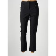 DOUBLE JEU - Pantalon 7/8 noir en polyester - Femme - Taille 42 - Modz
