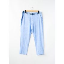 SANDWICH - Pantalon chino bleu en lin - Femme - Taille 42 - Modz