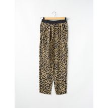 SANDWICH - Pantalon droit noir en lin - Femme - Taille 36 - Modz