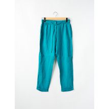 SANDWICH - Pantalon droit bleu en lin - Femme - Taille 38 - Modz
