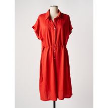 WNT COLLECTION - Robe mi-longue orange en viscose - Femme - Taille 40 - Modz
