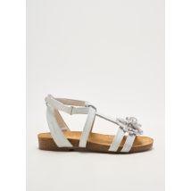 GARVALIN - Sandales/Nu pieds argent en cuir - Fille - Taille 33 - Modz
