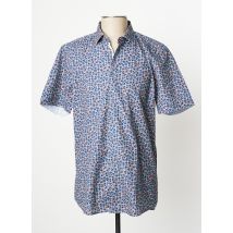 JUPITER - Chemise manches courtes bleu en coton - Homme - Taille M - Modz