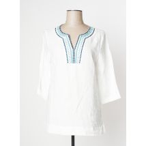BURTON - Top blanc en lin - Femme - Taille 44 - Modz