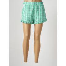 CHERRY PARIS - Short vert en coton - Femme - Taille 36 - Modz