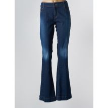 ACQUAVERDE - Jean coupe flare bleu en coton - Femme - Taille W33 - Modz