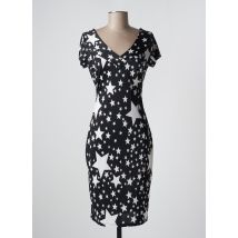 MANIGANCE - Robe mi-longue noir en polyester - Femme - Taille 40 - Modz