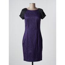MANIGANCE - Robe mi-longue violet en coton - Femme - Taille 36 - Modz