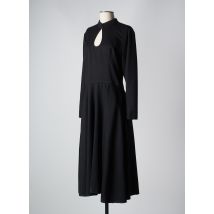 PASCAL MILLET - Robe longue noir en laine vierge - Femme - Taille 40 - Modz
