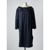 PASCAL MILLET - Robe mi-longue bleu en soie - Femme - Taille 40 - Modz