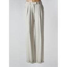 PASCAL MILLET - Pantalon large beige en viscose - Femme - Taille 40 - Modz