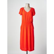 COMPTOIR DES COTONNIERS - Robe mi-longue rouge en viscose - Femme - Taille 36 - Modz
