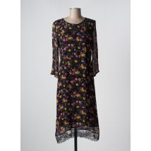 PABLO - Robe mi-longue noir en viscose - Femme - Taille 36 - Modz