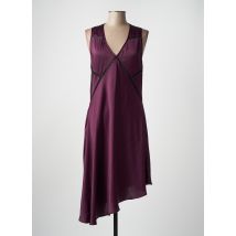 PABLO GERARD DAREL - Robe mi-longue violet en polyester - Femme - Taille 42 - Modz