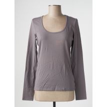 MYRINE & ME - T-shirt gris en coton - Femme - Taille 40 - Modz