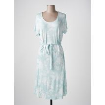 BROADWAY - Robe mi-longue bleu en viscose - Femme - Taille 40 - Modz