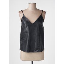 SYMBIOSE - Top noir en polyurethane - Femme - Taille 44 - Modz