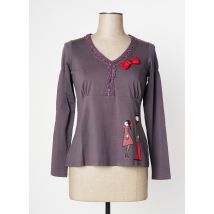 ROSALITA MC GEE - Top gris en coton - Femme - Taille 36 - Modz