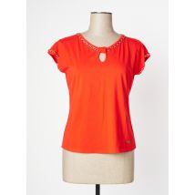 ROSALITA MC GEE - T-shirt rouge en coton - Femme - Taille 38 - Modz