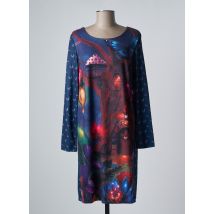 ROSALITA MC GEE - Robe mi-longue bleu en polyester - Femme - Taille 38 - Modz