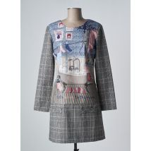 ROSALITA MC GEE - Robe courte gris en laine - Femme - Taille 36 - Modz