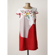AVENTURES DES TOILES - Robe mi-longue rouge en viscose - Femme - Taille 42 - Modz