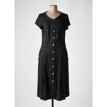 JOCAVI - Robe mi-longue noir en lyocell - Femme - Taille 40 - Modz