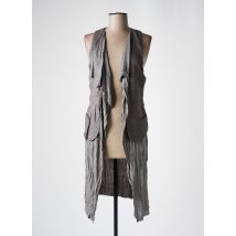 YERSE - Blazer gris en viscose - Femme - Taille 40 - Modz