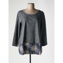 JOCAVI - Tunique manches longues gris en coton - Femme - Taille 40 - Modz