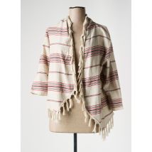 YERSE - Veste kimono beige en coton - Femme - Taille 38 - Modz