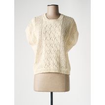 MARIA BELLENTANI - Pull beige en coton - Femme - Taille 42 - Modz