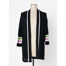 JEI'S BY LETIZIA DENARO - Gilet manches longues noir en tencel - Femme - Taille 36 - Modz
