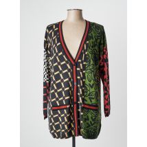 JEI'S BY LETIZIA DENARO - Gilet manches longues noir en merinos - Femme - Taille 40 - Modz