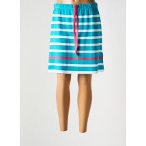 ARMOR LUX - Jupe mi-longue bleu en coton - Femme - Taille 40 - Modz