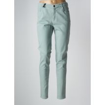 DIVUIT - Pantalon slim vert en coton - Femme - Taille 40 - Modz