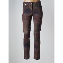 JOCAVI - Pantalon slim marron en coton - Femme - Taille 38 - Modz