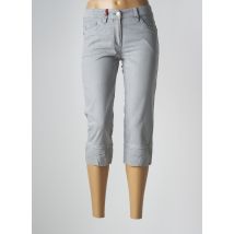 JOCAVI - Pantacourt gris en coton - Femme - Taille 38 - Modz
