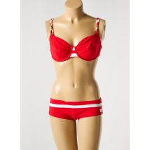 SUNFLAIR - Maillot de bain 2 pièces rouge en polyamide - Femme - Taille 40 - Modz