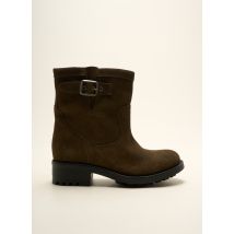 FELMINI - Bottines/Boots vert en cuir - Femme - Taille 36 - Modz