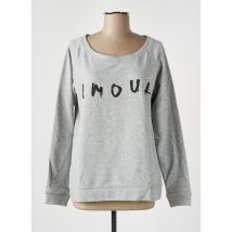 AN FAMILLE - Sweat-shirt gris en coton - Femme - Taille 38 - Modz