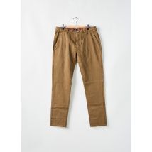 RECYCLED ART WORLD - Pantalon chino marron en coton - Homme - Taille W30 - Modz
