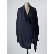 SANDWICH - Gilet manches longues bleu en coton - Femme - Taille 34 - Modz