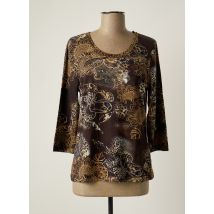 GELCO - T-shirt marron en viscose - Femme - Taille 40 - Modz